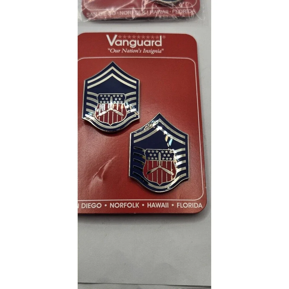 CAP Civil Air Patrol Pins Senior Master Sergeant with Diamond Vanguard USA 1 set